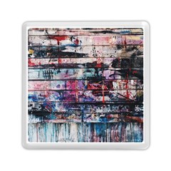 Splattered Paint On Wall Memory Card Reader (square) by artworkshop
