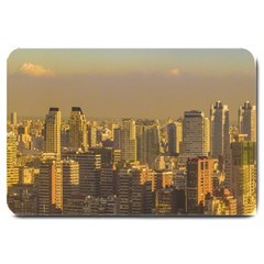 Buenos Aires City Aerial View002 Large Doormat by dflcprintsclothing