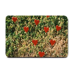 Valentine Day Heart Forest Small Doormat by artworkshop