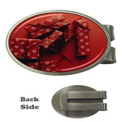 Valentines Gift Money Clips (oval) 