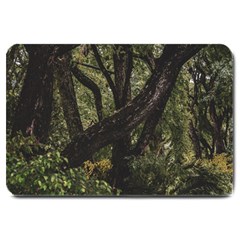 Botanical Motif Trees Detail Photography Large Doormat by dflcprintsclothing