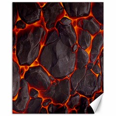 Lava Volcanic Rock Texture Canvas 16  X 20  by artworkshop