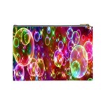 Rainbow spectrum bubbles Cosmetic Bag (Large) Back