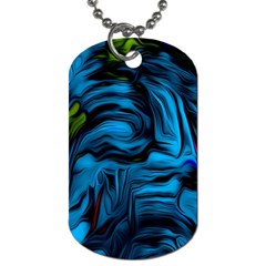 Texture Background Dog Tag (two Sides)