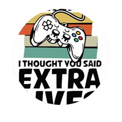Video Gamer T- Shirt Exercise I Thought You Said Extra Lives - Gamer T- Shirt Mini Round Pill Box (pack Of 5) by maxcute