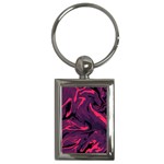 Abstract Pattern Texture Art Key Chain (Rectangle) Front