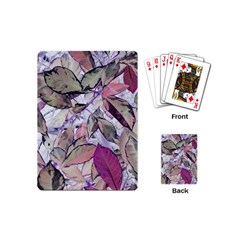 Leaves  Playing Cards Single Design (mini) by DinkovaArt