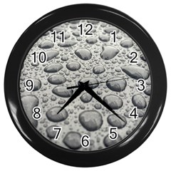 Bacteria Wall Clock (black) by artworkshop