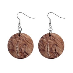 Brown Close Up Hd Wallpaper Surface Mini Button Earrings by artworkshop