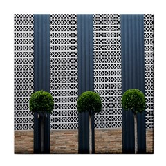 Exterior Building Pattern Face Towel by artworkshop