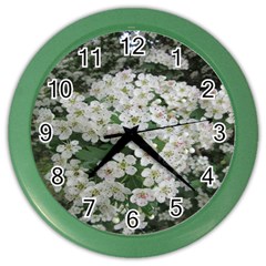 Exterior Building Pattern Color Wall Clock by artworkshop