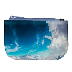 Landscape Sky Clouds Hd Wallpaper Large Coin Purse by artworkshop