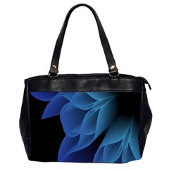 Abstract Blue Background Oversize Office Handbag (2 Sides) by artworkshop