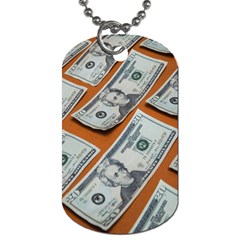 Money Pattern Dog Tag (two Sides) by artworkshop