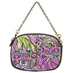 Abstract Intarsio Chain Purse (one Side) by kaleidomarblingart