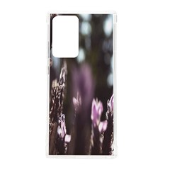 Purple Flower Pattern Samsung Galaxy Note 20 Ultra Tpu Uv Case by artworkshop