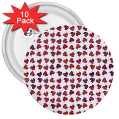 Mixed Colors Flowers Bright Motif Pattern 3  Buttons (10 Pack)  by dflcprintsclothing