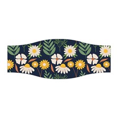 Flower Grey Pattern Floral Stretchable Headband