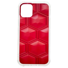 Red Textured Wall Iphone 12 Mini Tpu Uv Print Case	 by artworkshop