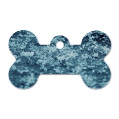 Texture Reef Pattern Dog Tag Bone (one Side)