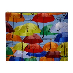 Umbrellas Colourful Cosmetic Bag (xl) by artworkshop