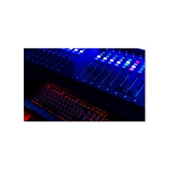 Mixer Console Audio Mixer Studio Sticker Rectangular (100 Pack) by Jancukart
