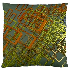 Art 3d Windows Modeling Dimension Standard Premium Plush Fleece Cushion Case (one Side)