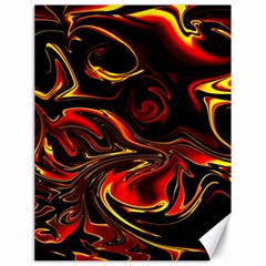 Modern Art Design Fantasy Surreal Orange Canvas 18  X 24 