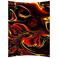 Modern Art Design Fantasy Surreal Orange Back Support Cushion by Ravend