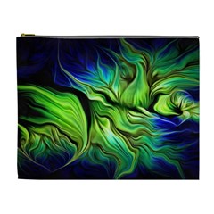 Fractal Art Pattern Abstract Cosmetic Bag (xl)
