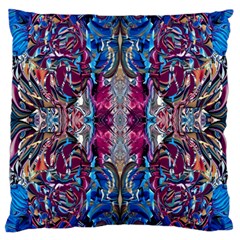 Abstract Blend Repeats Large Cushion Case (two Sides) by kaleidomarblingart