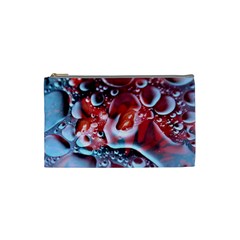 Abstract Art Texture Bubbles Cosmetic Bag (small)