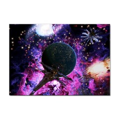 Spaceship Alien Futuristic Sticker A4 (100 Pack) by Ravend