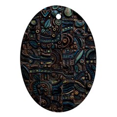 Abstract Wallpaper Artwork Pattern Texture Ornament (oval)