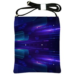 Abstract Colorful Pattern Design Shoulder Sling Bag