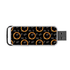 Abstract Pattern Background Portable Usb Flash (one Side)