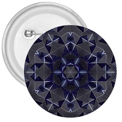 Kaleidoscope Geometric Pattern 3  Buttons