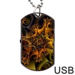 Digitalartflower Dog Tag USB Flash (Two Sides) Back