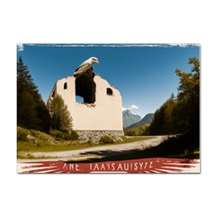  Us Ventag Eagles Travel Poster Graphic Style Redbleuwhite  Sticker A4 (100 Pack) by steakspro94