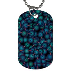 Background Abstract Textile Design Dog Tag (one Side)