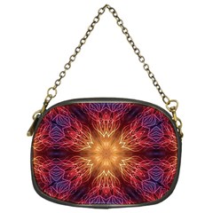 Fractal Abstract Artistic Chain Purse (one Side)