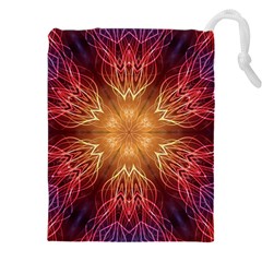 Fractal Abstract Artistic Drawstring Pouch (4xl)