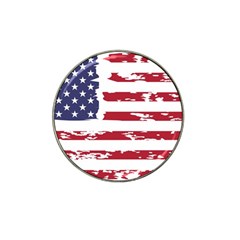 America Unite Stated Red Background Us Flags Hat Clip Ball Marker (10 Pack) by Jancukart