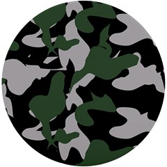 Camouflage Camo Army Soldier Pattern Military Uv Print Round Tile Coaster by Jancukart