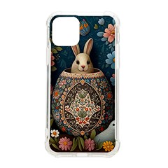 Easter Bunny Rabbit Flowers Easter Happy Easter Iphone 11 Pro 5 8 Inch Tpu Uv Print Case by Jancukart