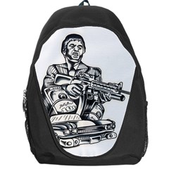 Scarface Movie Traditional Tattoo Backpack Bag by tradlinestyle