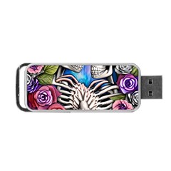 Floral Skeletons Portable Usb Flash (two Sides) by GardenOfOphir