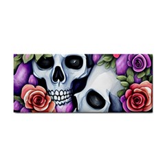 Floral Skeletons Hand Towel by GardenOfOphir