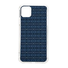 Blue Diamonds Motif Fancy Pattern Design Iphone 11 Pro Max 6 5 Inch Tpu Uv Print Case by dflcprintsclothing