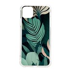 Green Nature Bohemian Painting Leaves Foliage iPhone 11 Pro Max 6.5 Inch TPU UV Print Case Front